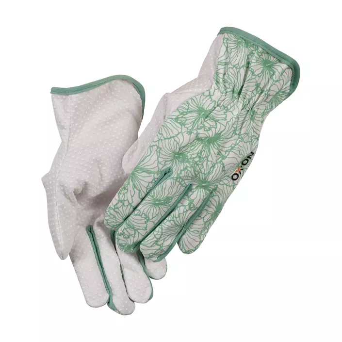OX-ON Garden Comfort 5303 work gloves, Green/White, Green/White, large image number 1