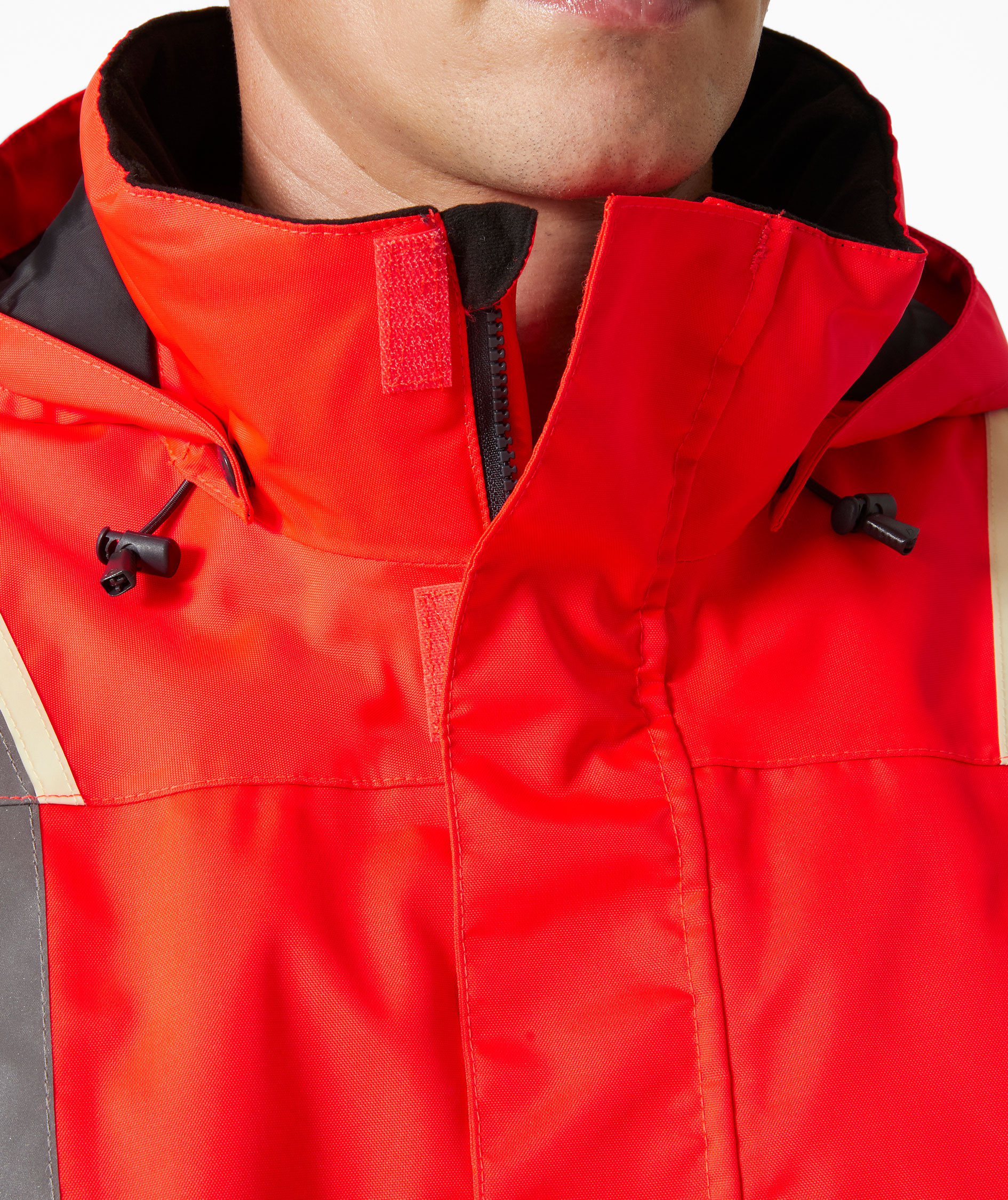 Helly Hansen UC-ME winter jacket, Hi-Vis Red, large image number 4