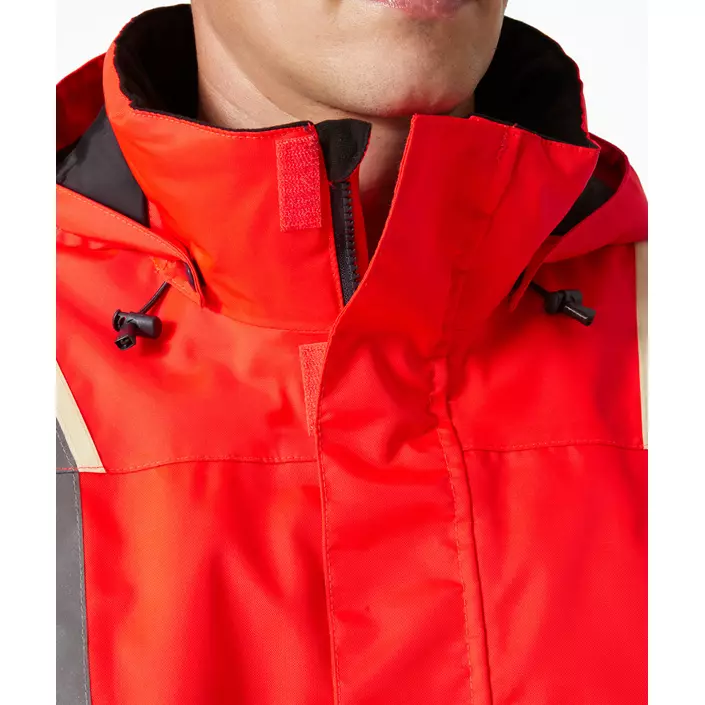 Helly Hansen UC-ME winter jacket, Hi-Vis Red, large image number 4