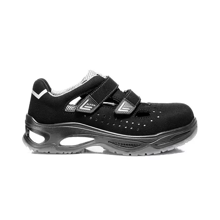 Elten Ethan Easy safety sandals S1, Black, large image number 1