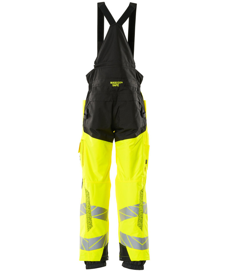 Mascot Accelerate Safe vinterbyxa, Varsel Gul/Svart, large image number 1