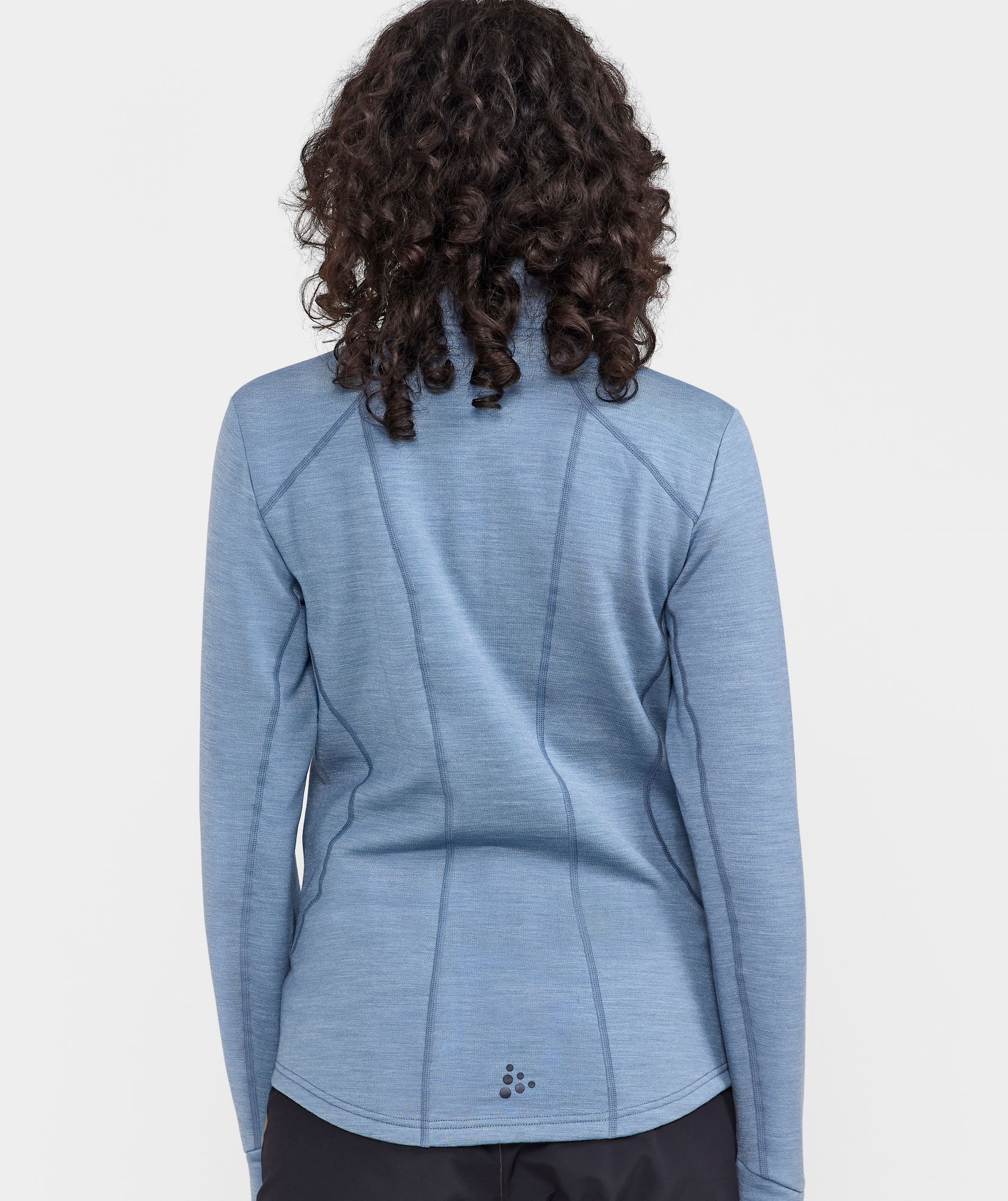 Craft PRO Explore Midlayer women's cardigan, Flow Melange, large image number 2