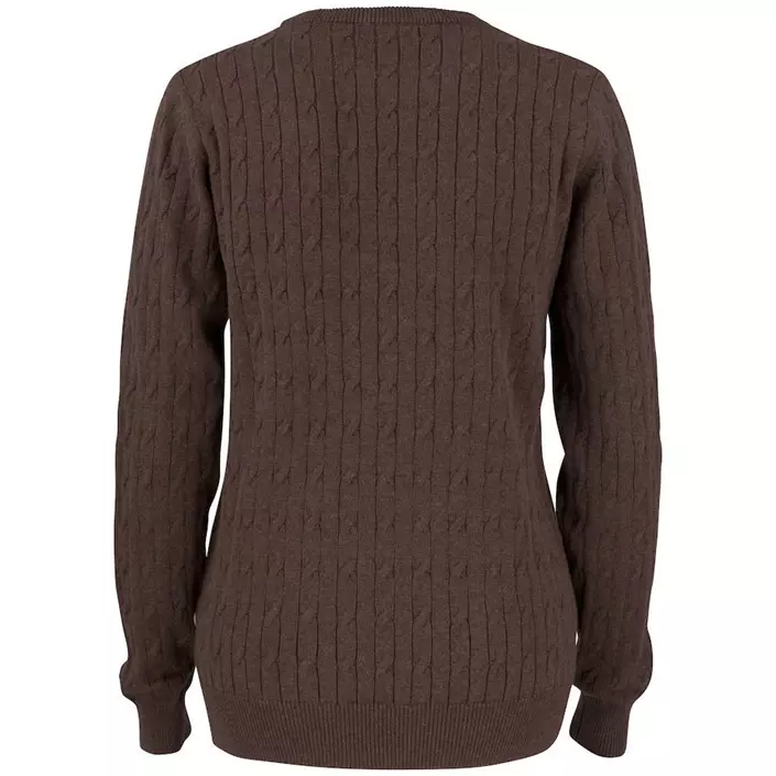 Cutter & Buck women's knitted pullover, Brown Melange, large image number 2