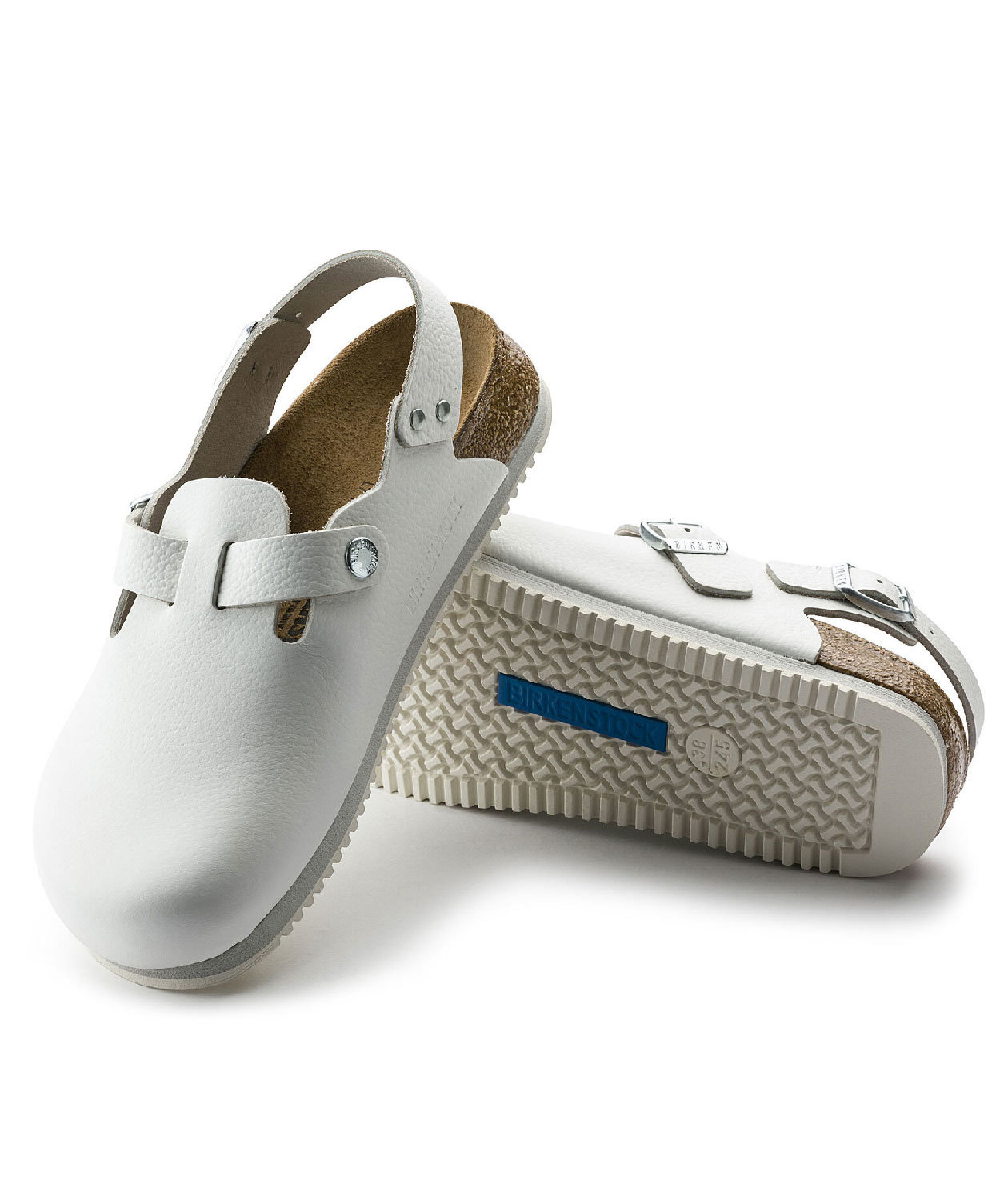 Birkenstock Tokio Supergrip Narrow Fit Sandalen, Wei&szlig;, large image number 3