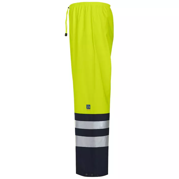 ProJob rain trousers 6504, Hi-vis Yellow/Black, large image number 2