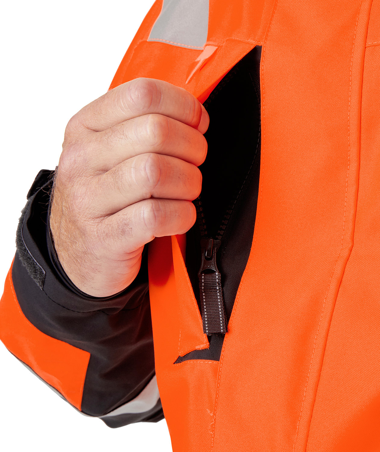 Helly Hansen Alna 2.0 shell jacket, Hi-vis Orange/charcoal, large image number 4