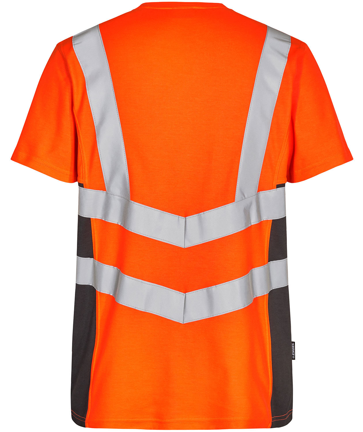 Engel Safety T-shirt, Hi-vis orange/Grey, large image number 1