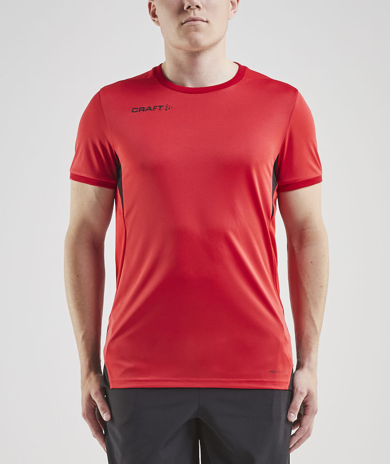Craft Pro Control Impact T-skjorte, R&oslash;d/Svart
