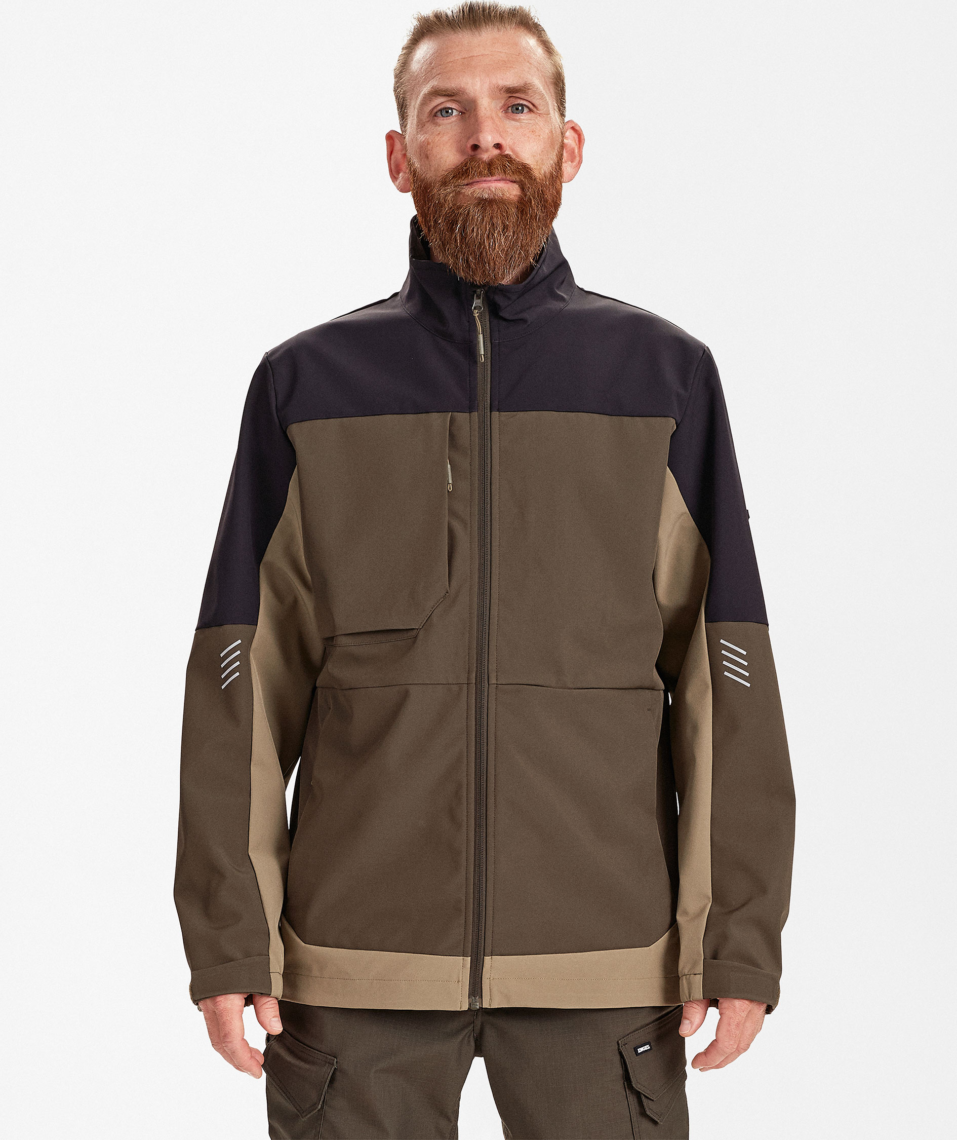 Engel Entire softshelljakke, Forest Green/Black