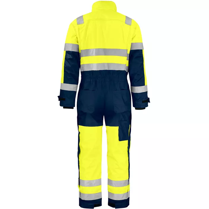 ProJob coverall 6202, Hi-vis Yellow/Marine, large image number 3