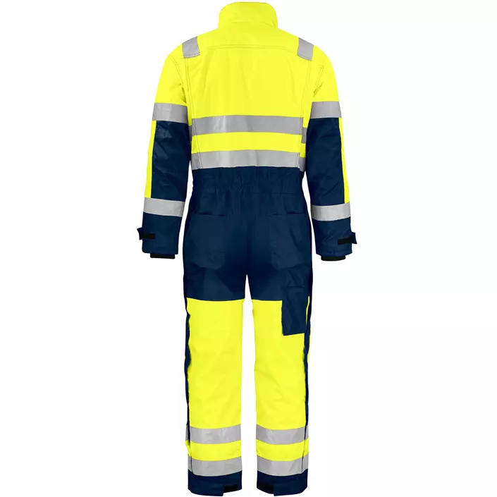 ProJob kjeledress 6202, Hi-vis gul/marineblå, large image number 3