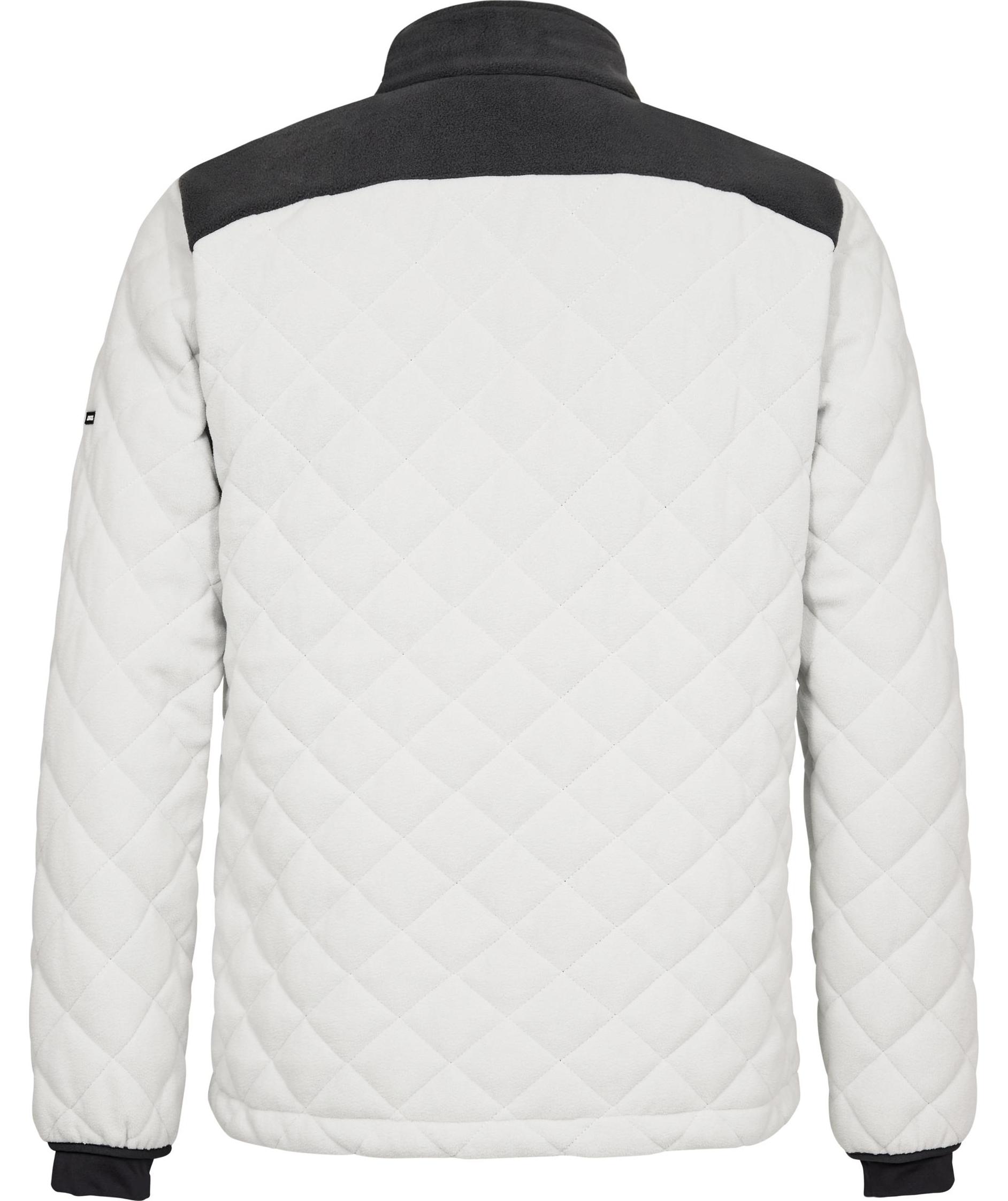 Engel Entire quilted fleece jacket, Bone White/Anthracite Grey, Bone White/Anthracite Grey, large image number 2