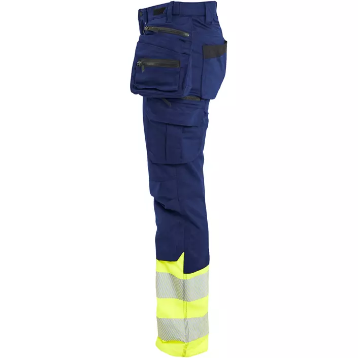 Blåkläder hantverksbyxa dam, Marin/Hi-Vis gul, large image number 3