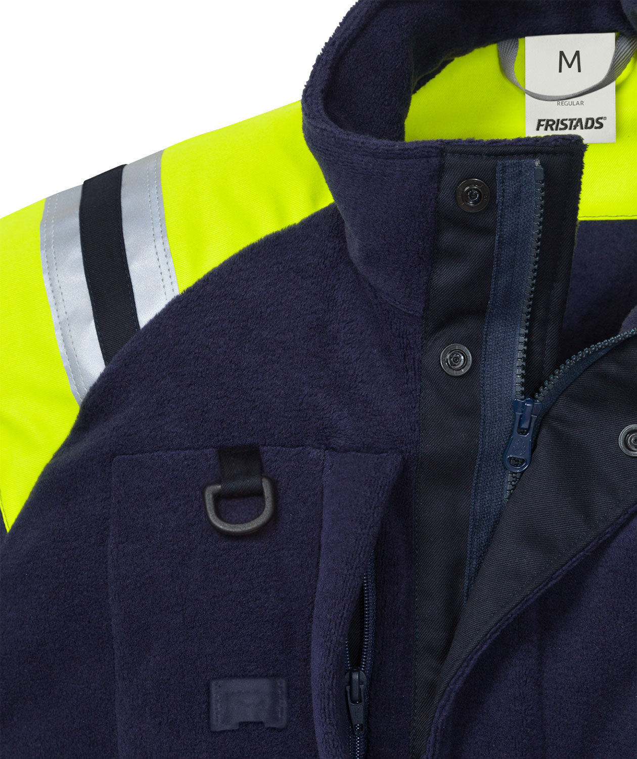 Fristads Fleecejacke 4073, Dunkel Marine, large image number 2