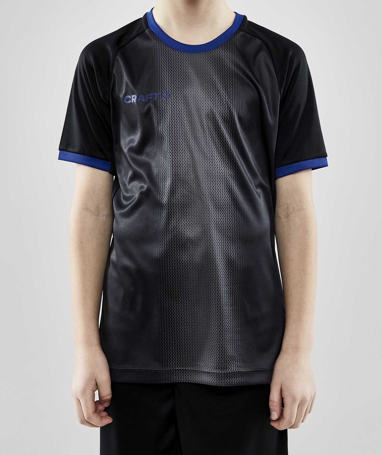 Craft Progress 2.0 Graphic Jersey T-shirt til b&oslash;rn, Sort/Club Cobolt, large image number 1