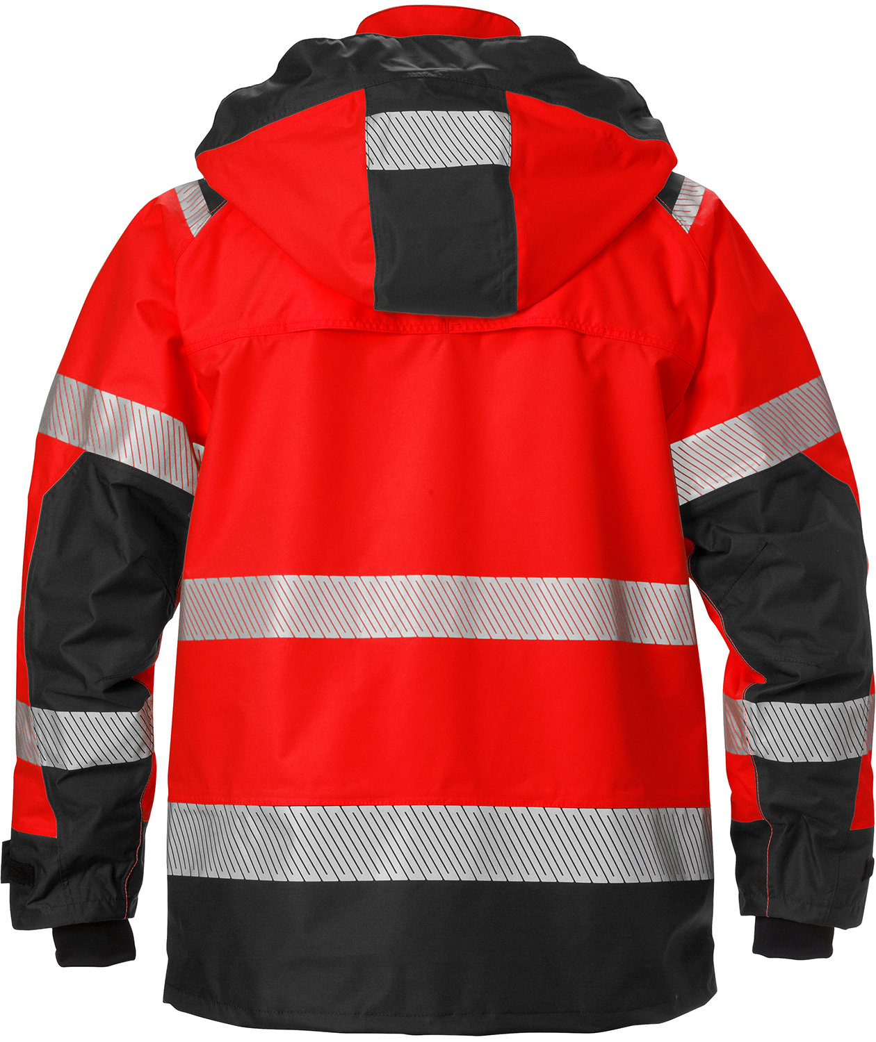 Fristads Airtech&reg; shell jacket 4515, Hi-vis Red/Black, large image number 1