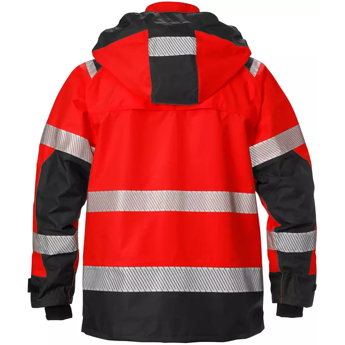 Fristads Airtech® shell jacket 4515, Hi-vis Red/Black, large image number 1