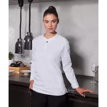 Karlowsky Performance women's long-sleeved Polo shirt, White