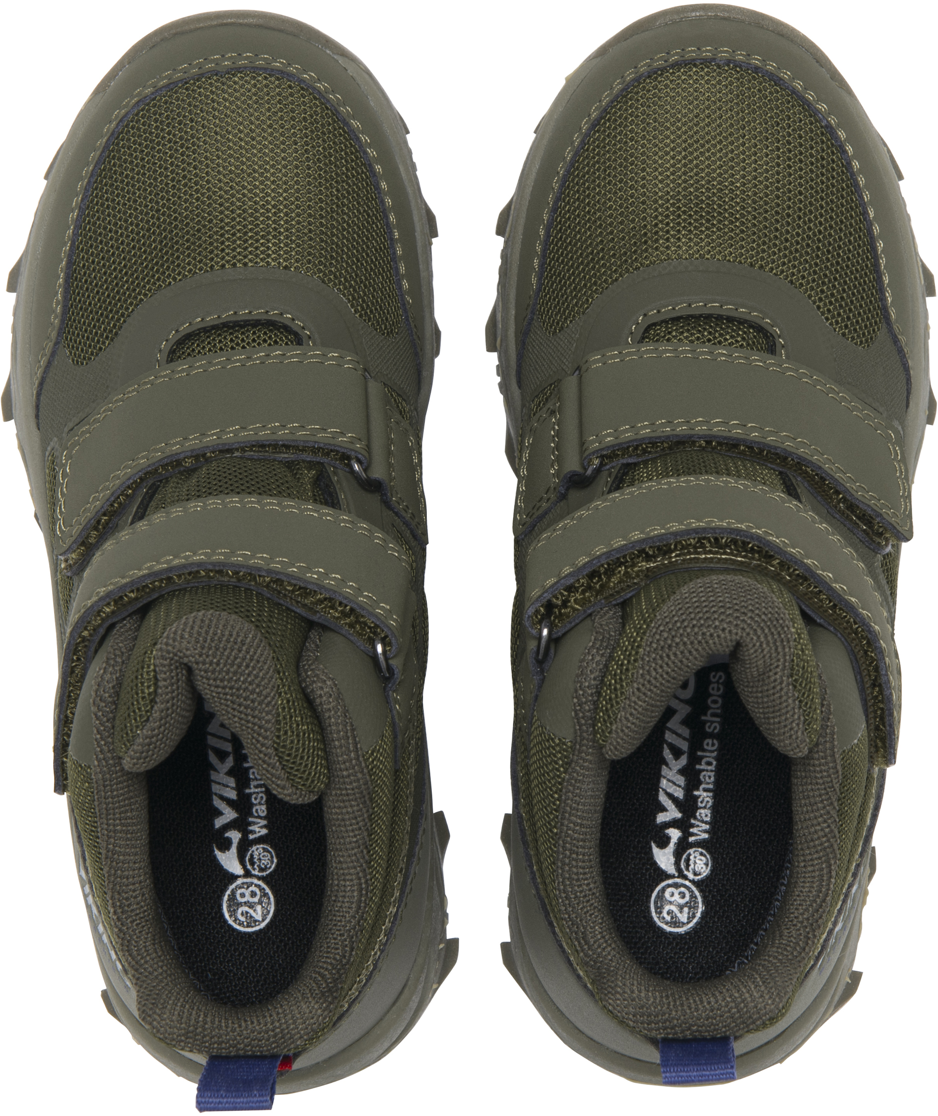 Viking Track Mid WP sneakers for kids, Olive, large image number 2