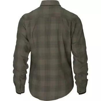 Seeland Range women's flannel shirt, Pine green check