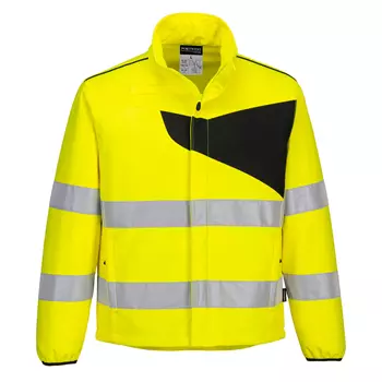 Portwest PW2 softshell jacket, Hi-vis Yellow/Black