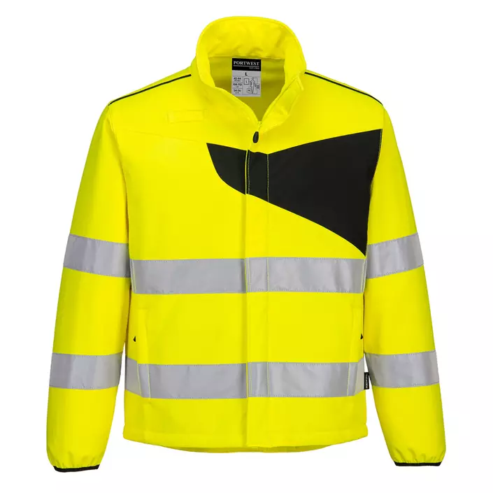 Portwest PW2 softshell jacket, Hi-vis Yellow/Black, large image number 0
