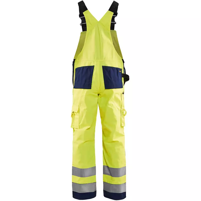 Blåkläder arbeidsselebukse, Hi-vis gul/marineblå, large image number 1