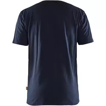 Blåkläder Unite T-Shirt, Dunkel Marine/Hi-Vis Gelb