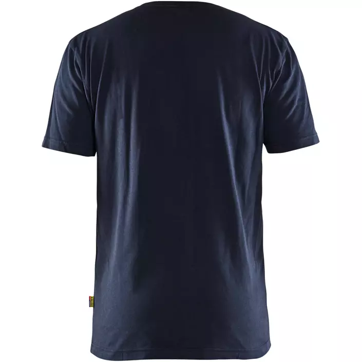 Blåkläder Unite T-Shirt, Dunkel Marine/Hi-Vis Gelb, large image number 1