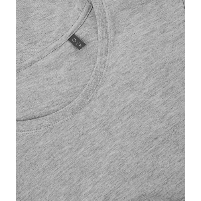 ID økologisk dame T-shirt, Lys gråmeleret, large image number 3