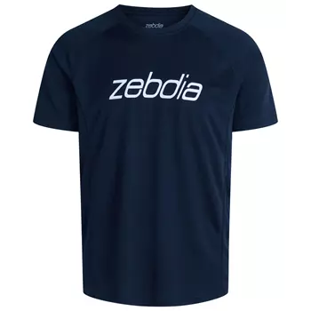 Zebdia sports tee logo T-skjorte, Navy