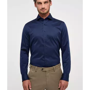 Eterna Soft Tailoring slim fit shirt, Navy