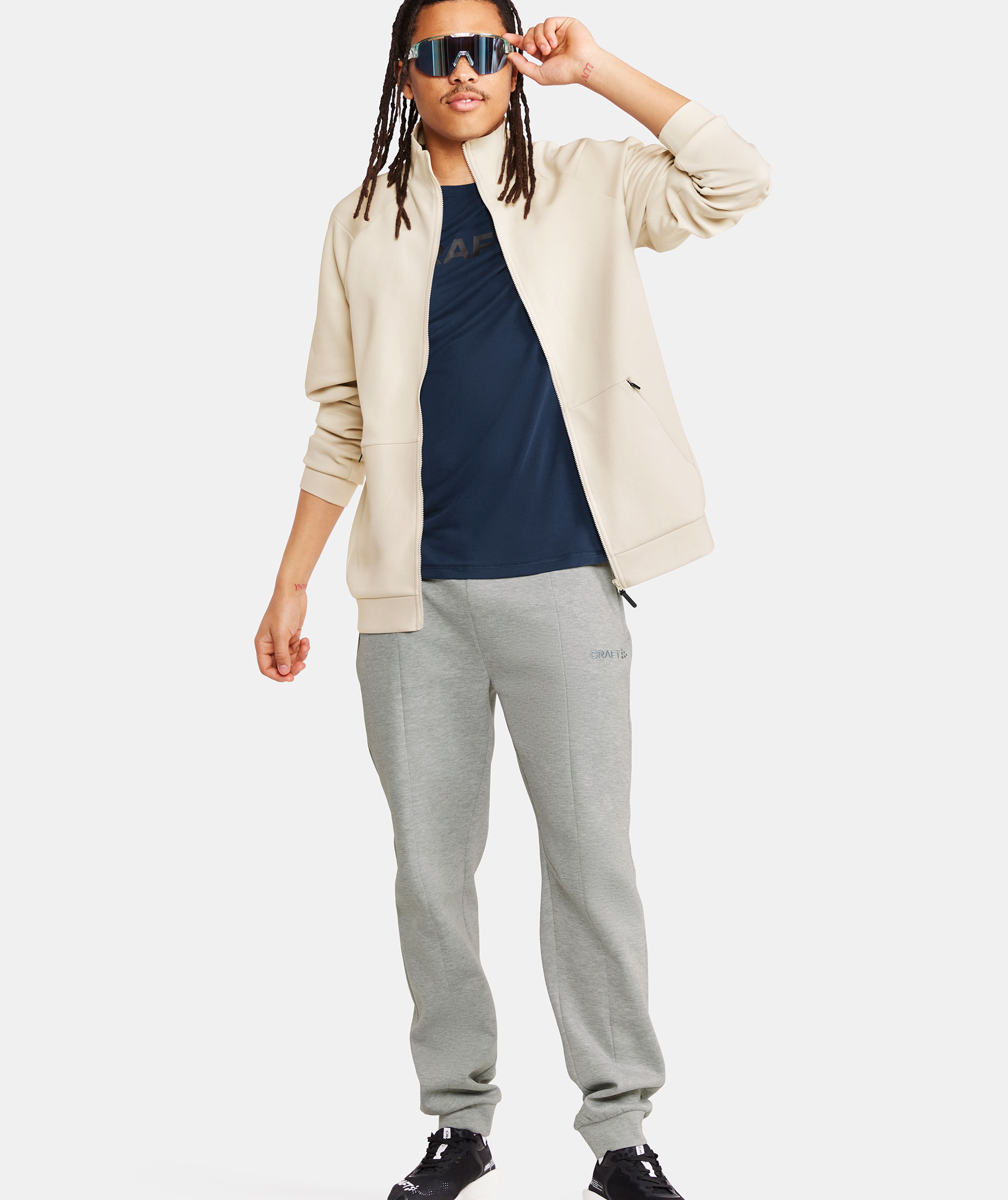 Craft ADV Join cardigan, Plaster, large image number 1