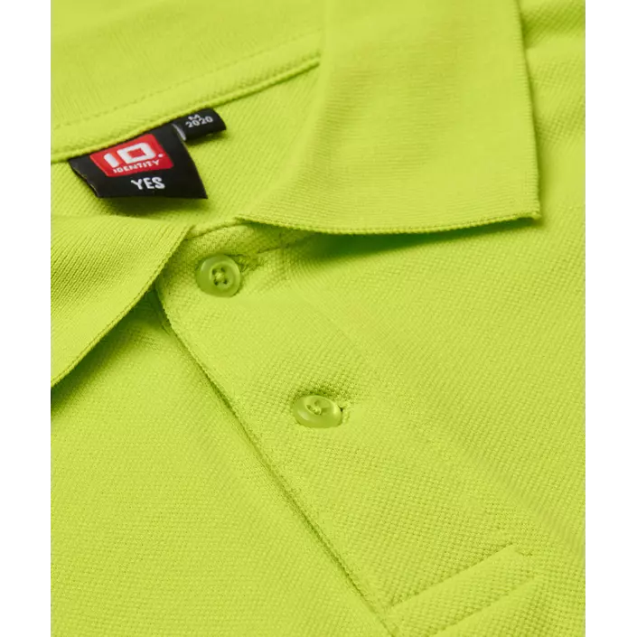 ID Yes Polo shirt, Lime Green, large image number 3