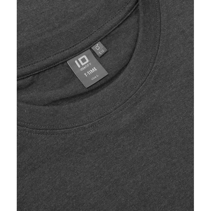 ID Identity T-Time T-shirt, Grafitgrå Melerad, large image number 3