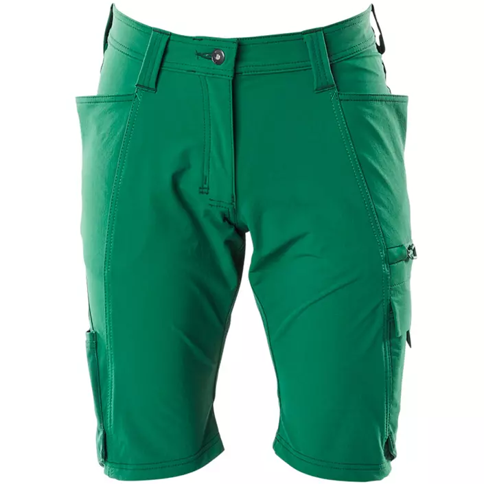 Mascot Accelerate pearl fit dame serviceshorts full stretch, Grønn, large image number 0