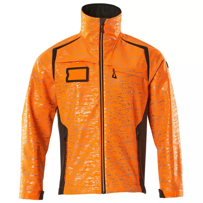 Mascot Accelerate Safe softshell jacket, Hi-vis Orange/Dark anthracite, large image number 0