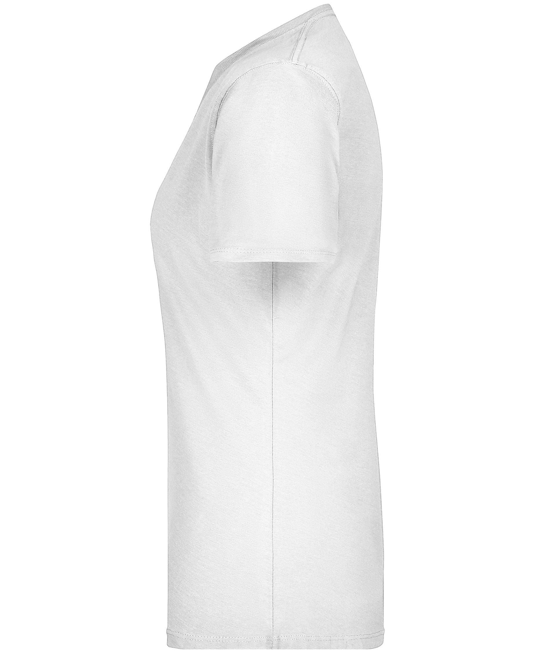 James & Nicholson Basic-T Damen T-Shirt, Wei&szlig;, large image number 3