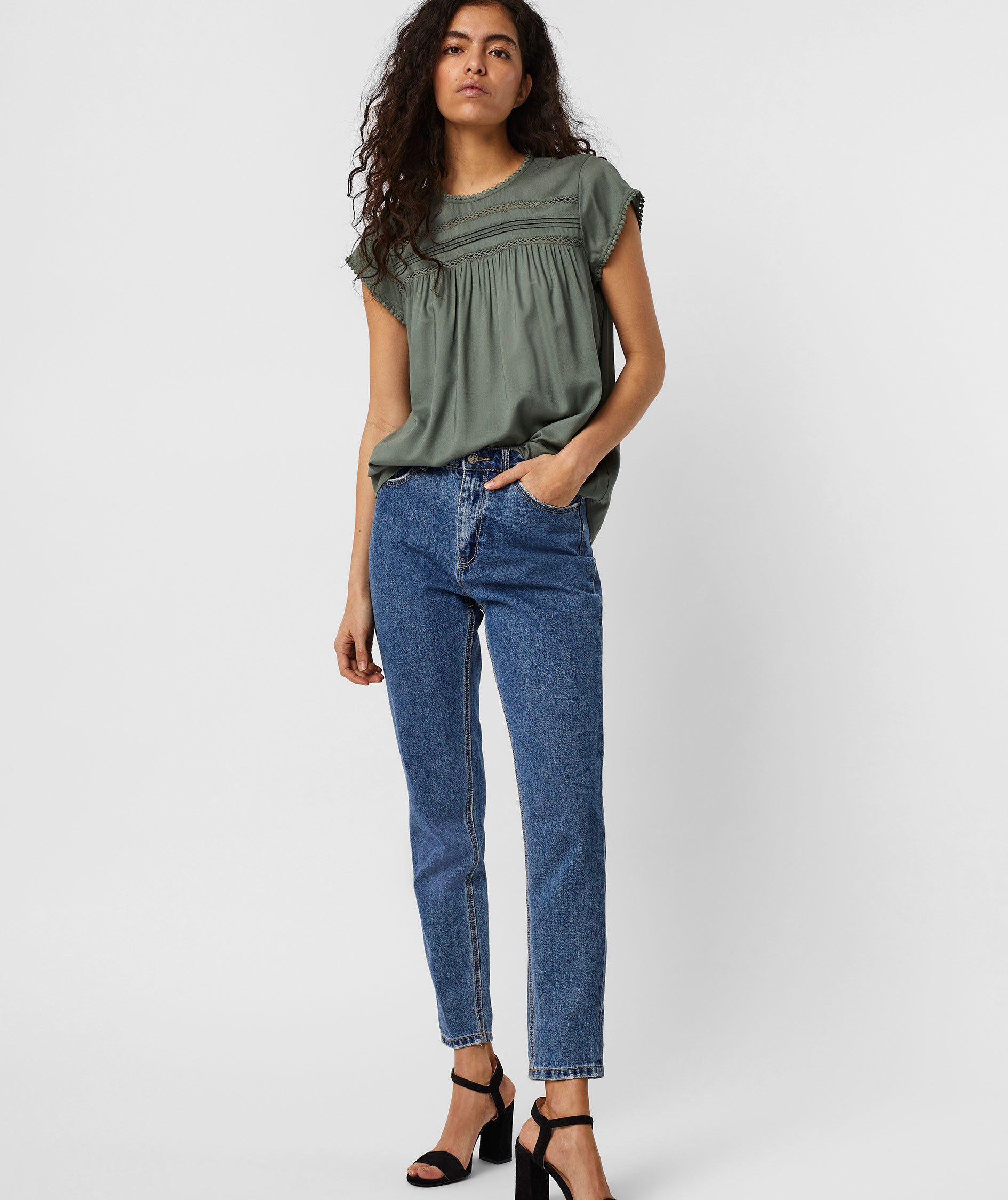 Vero Moda VMDEBBIE PLEAT women's blouse
