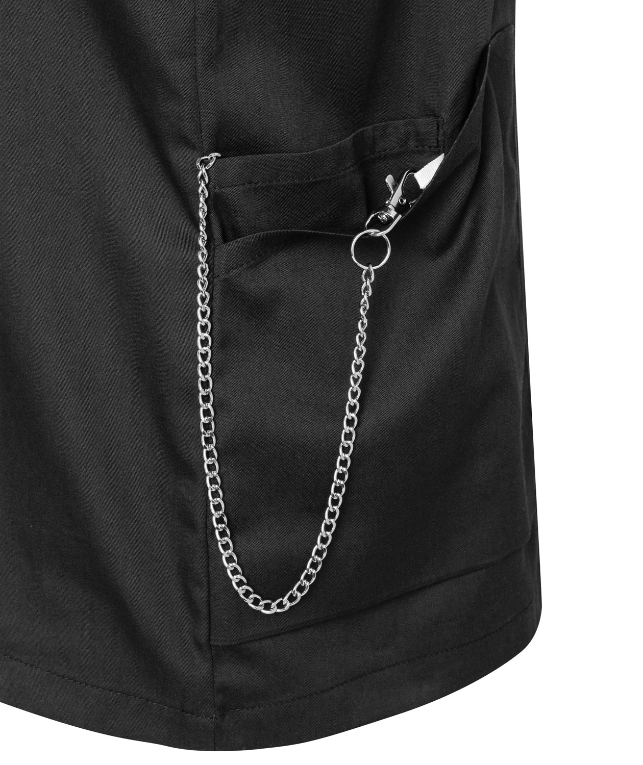 Karlowsky Essential kort&aelig;rmet dame tunika, Sort, large image number 3