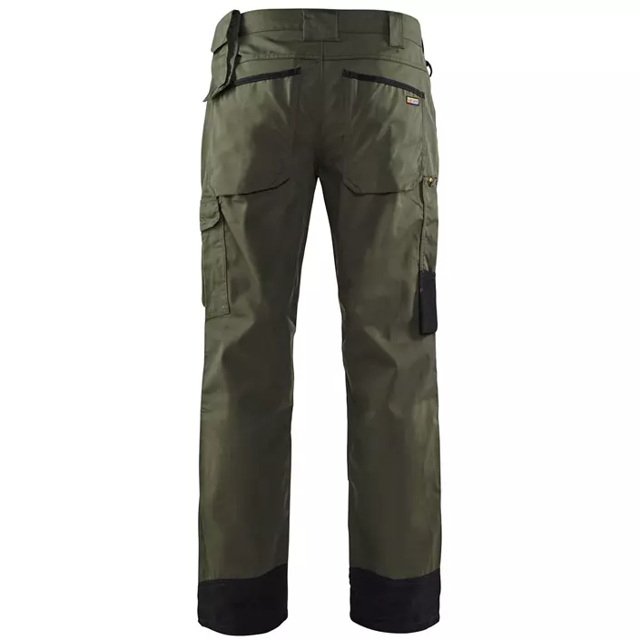 Blåkläder Garden Work trousers, Army Green/Black, large image number 2