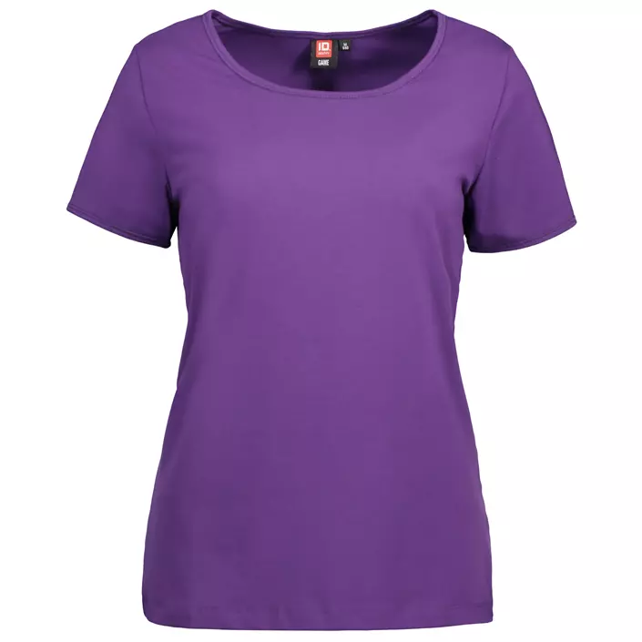 ID Stretch dame T-shirt, Lilla, large image number 0