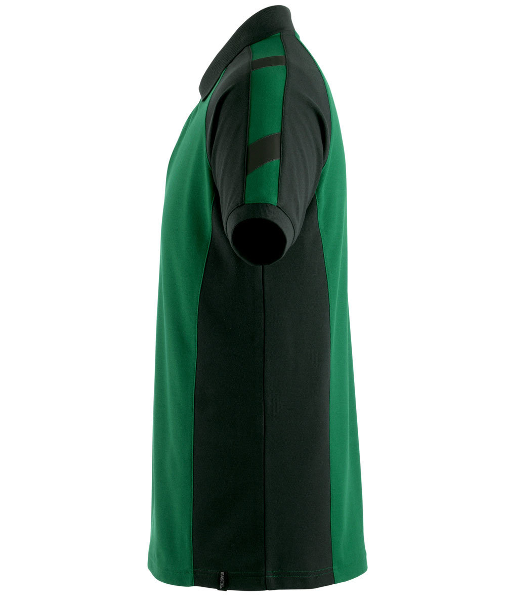 Mascot Unique polo shirt, Green/Black, Green/Black, large image number 1