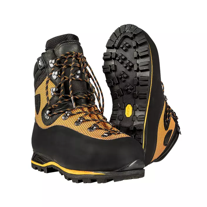 SIP Grizzly chainsaw boots SB, Black/Orange, large image number 0