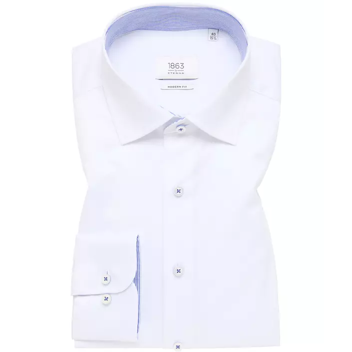 Eterna Gentle Modern fit skjorta, White, large image number 4