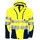 ProJob work jacket 6419, Hi-Vis yellow/marine, Hi-Vis yellow/marine, swatch