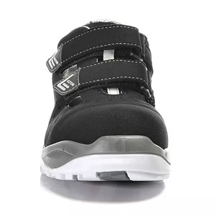 Elten Impulse grey easy safety sandals S1, Black, large image number 2
