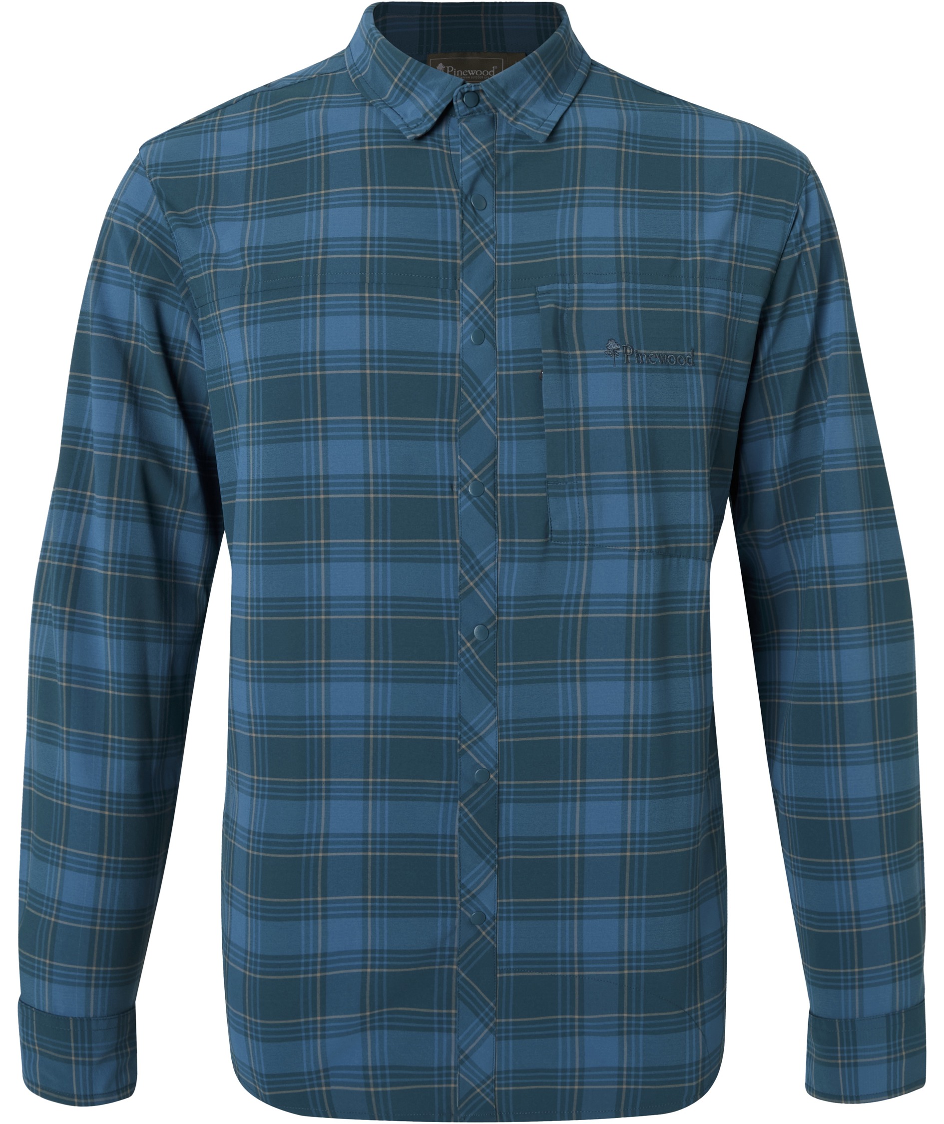 Pinewood Abisko Trekking skjorte, Teal Blue, Teal Blue, swatch