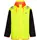 Lyngsøe PVC rain jacket, Hi-vis Yellow/Marine, Hi-vis Yellow/Marine, swatch