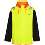 Lyngsøe PVC rain jacket, Hi-vis Yellow/Marine